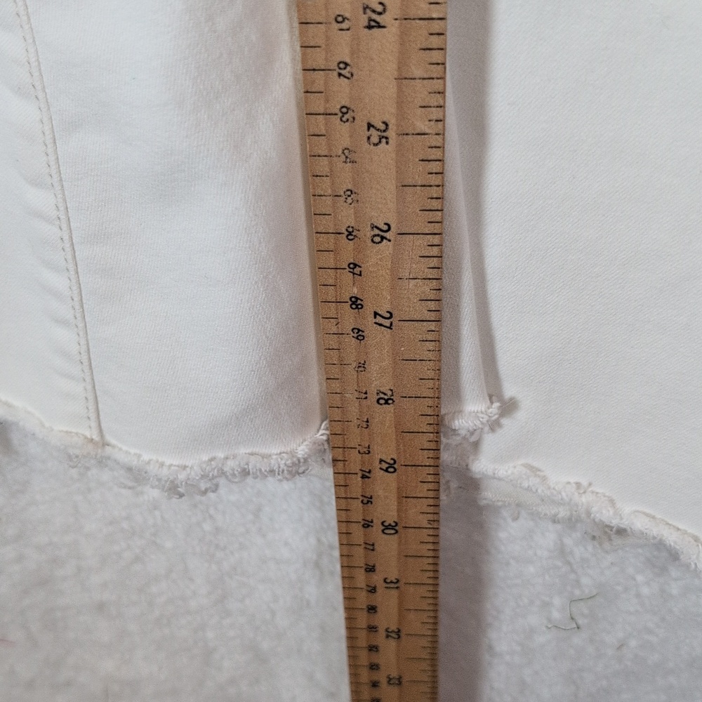 Free People White High-Rise Flare Jeans - Picture 5 of 5